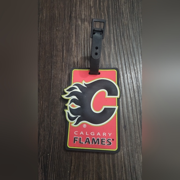 Calgary flames luggage tag - Picture 1 of 2